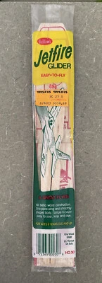 Vintage Rare HTF ToysRUs-Guillow's Jet Fire Glider Easy To Fly No.30-NIP - Image 1 of 2