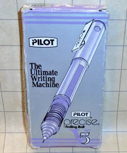 Juego de bolígrafos PILOT Precise Rolling Ball V5 púrpura (x10) punta de 0,5 mm - Imagen 1 de 4