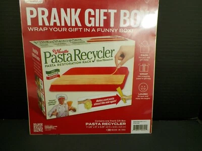 PRANK-O Pranko Prank Gift Box Pasta Recycler Wrap Your Real Present in a Funny Box