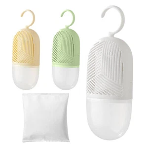 Closet Dehumidifier Reusable Humidity Pack with water collector Dehumidifier Bag - Picture 1 of 16