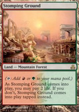 1x Stomping Ground - Foil NM-Mint, English Guildpact MTG Magic