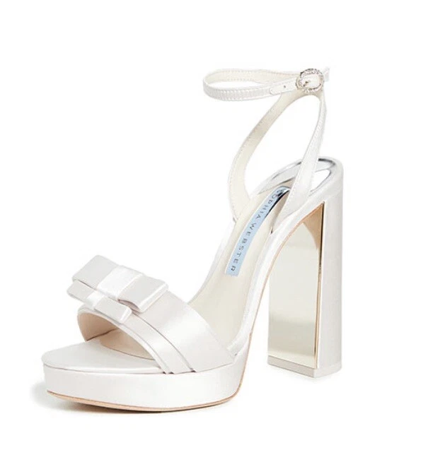 Sophia Webster Esposa Novas Sandálias Laço Andie Cetim ESGOTADO EUA 8.5/9 EU 40 - Imagem 1 de 4