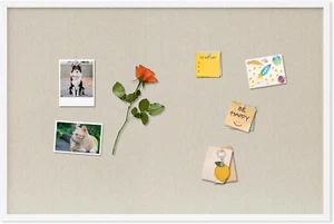 Cork Bulletin Board 36"x24" for Home Office School Message Vision Board - Picture 1 of 5