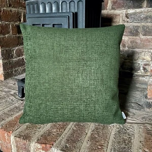 804. EVERGREEN Chenille Cushion Cover.Various sizes - Picture 1 of 2