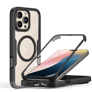 Custodia completa antiurto per iPhone 16 Plus Pro Max protezione schermo integrata - Foto 1 di 63