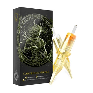 Agujas de cartucho de tatuaje delineador redondo de 20 piezas para bolígrafo de tatuaje giratorio RL/RS/RM 0,35 mm - Imagen 1 de 8