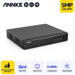 ANNKE H.265+ 8CH DVR for Video Security Camera System 5MP Lite Recorder CCTV Kit