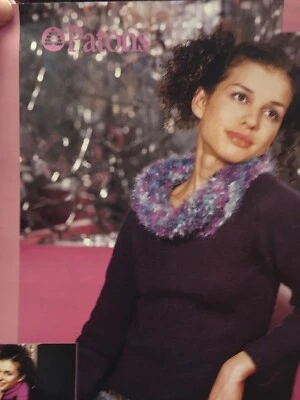 Patons, Ladies sweater and scarf. Knitting Pattern - Image 1 of 4
