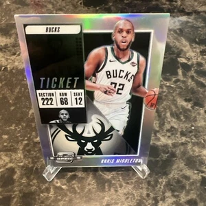 Khris Middleton 2018-19 Panini Contenders Optic Season Ticket Silver Prizm #20 - Picture 1 of 2