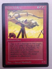 MTG, Orcish Artillery, Beta, LP #2