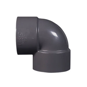 808 Schedule 80 PVC Fittings 2-Way 90° Elbow Connector 1/2" - Picture 1 of 12