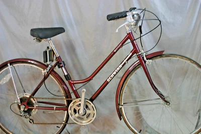 1974 Schwinn World Tourist Cruiser Bike 43cm XX-Small Chromoly Steel Vintage Red - Image 1 of 4