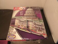 Puzz 3D Milton Bradley Puzzle US Capitol Puzzle 764 Pieces Advanced NEW Sealed