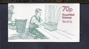GB 1979 FD8B LANDHANDWERK SERIE - KORBHERSTELLUNG 70P BOOKLET - Bild 1 von 1