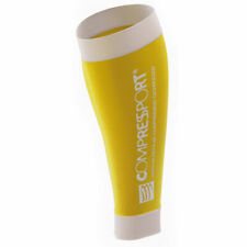 Compressport CALF R2 (R2 = Race & Recovery) yellow | MADE IN Switzerland!