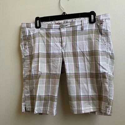 Bermudas a cuadros Hollister algodón elástico talla 9 Foto 1 de 4