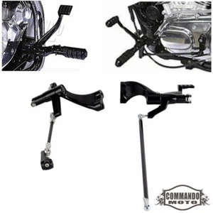 For Harley Sportster 1200 883 2004-2013 Forward Control Foot Pegs Levers Kit - Picture 1 of 12