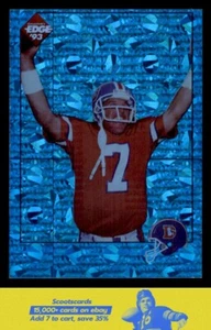 1993 Collector's Edge John Elway Two Minute Warning "S" Prefix card #E1 Broncos - Picture 1 of 2