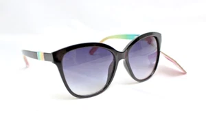 Gafas de sol Betsey Johnson negras arco iris mariposa 100 % protección UV 60873LVB009 - Imagen 1 de 6