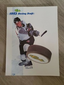 1993 Classic Draft Pics Hockey Dealer Marketing Fold-Out PROMO
