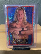 Chris Jericho Merlin WWF Wrestling Mega Photo Sticker 2001 WWE Rare