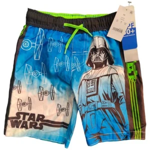 Star Wars Boys Swim Trunks Shorts Water Darth Vader Size XS NEW NWT UPF 50 - Picture 1 of 2
