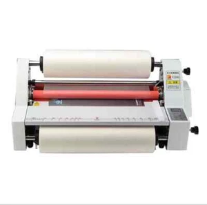 New Quality 13" V350 Laminating Machine Four Rollers Cold Hot Roll Laminator - Picture 1 of 5