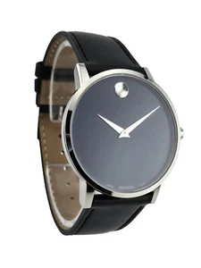 Movado Museum Classic 0607270 Blue Dial Leather Band Men's Watch - Picture 1 of 5