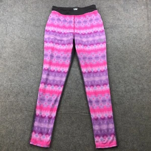 The North Face  Leggings Girls XL Pink Geometric Hiking Outdoors Pants - Picture 1 of 12