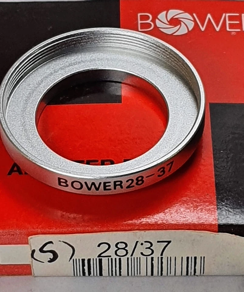 28-37mm Metal Step Up Lens Filter Converter Adapter Ring 28mm-37mm  28-37 Bower - Image 1 of 4