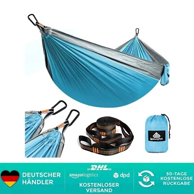 Hängematte Camping Reise Nylon Tragkraft 300kg outdoor Schlafsack - Bild 1 von 2