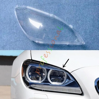 Cubierta de lente transparente para faros laterales derechos + sellador para BMW Serie 6 M6 2012-2015 Foto 1 de 4