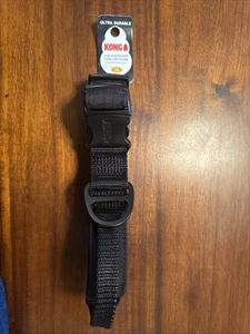 KONG Ultra Durable Chew Resistant Handled Dog Collar- Black- Medium 14"-18"- NEW - Picture 1 of 5