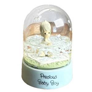 Precious Moments Water Globe (Precious Baby Boy) VTG 1985 (18B) - Picture 1 of 4