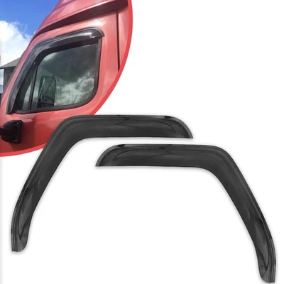 Rain Guard for 2007-2017 Freightliner Cascadia Black Window Visors Rain Covers Foto 1 de 4