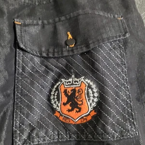 Red Ape Denim Jeans schwarz orange Baggy Gürtel Herren Gr. 52 Urban Steeetwear locker  - Bild 1 von 12