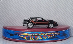 2025 Hot Wheels '92 Ford Mustang Black HW '70s vs '90s CUSTOM REAL RIDERS - Picture 1 of 11