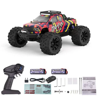 1/14 4WD RC Car 80km/h Brushless 2.4G Racing Car High Speed Truck 3S 35C 2200mAh - Image 1 of 4