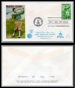 US FDC # 1933 18c Bobby Jones Golf Andrews  S.Cancel 1981, 9Q1140 - Picture 1 of 1