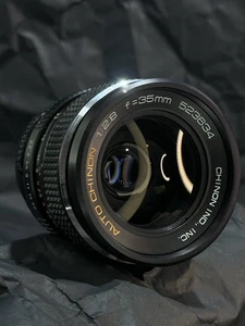 Lente teleobjetivo Prime Auto Chinon F/35 mm 1:2,8 - Montaje con tornillo, Montaje M42 - Imagen 1 de 7