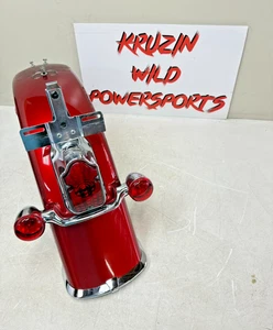 2008 HARLEY SOFTAIL DELUXE Rear Fender Tombstone Taillight Turn Signal Bar NICE! - Picture 1 of 13