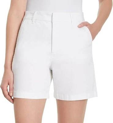 Gloria Vanderbilt Womens High Rise Cotton Chino Shorts - Image 1 of 3