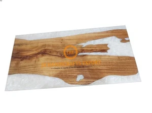 Epoxy Resin Dining Coffee Table Top UV Protection Restaurant Decor NewYear Gift - Picture 1 of 6