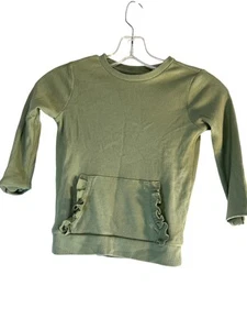 Garanimals Girls Tops Henley Green Pockets Size 5T - Picture 1 of 5