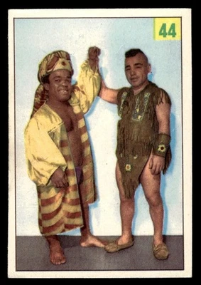 Parkhurst Wrestling #44 1955 Selassi & Little Beaver EX Foto 1 de 2