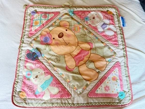 Baby washable paly mat floor mat no toys bunny, bear, & sheep 26"x26" - Picture 1 of 4