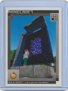 2024 Crafting Chronicles Golden Apple Ingredient #7 Gold Ingot Minecraft #97 - Picture 1 of 2