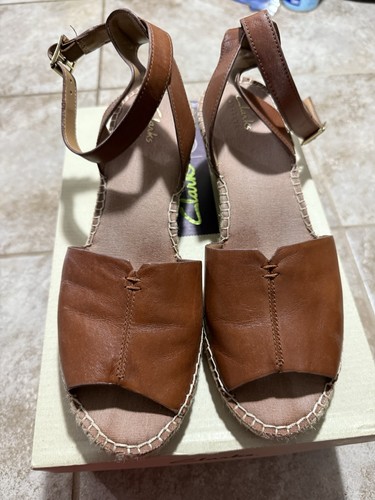 Clarks Sandali Donna Petrina Marrone Zeppa Zeppa Zeppa 10 Medium (B M)