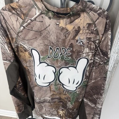 Custom Realtree Camo “DOPE” Graphic Shirt | Bushmaster x Realtree Xtra | Size M - Image 1 of 4