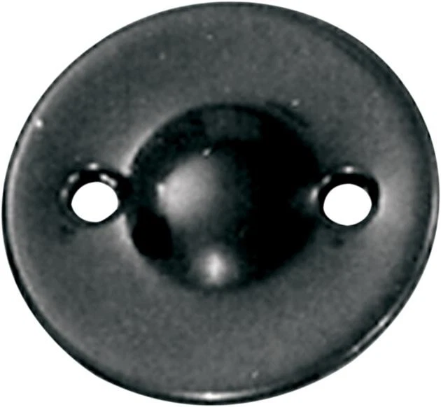 Paughco Dimpled Inspection Cover Black Harley Davidson Duo Glide/Hydra Glide/FL - Image 1 of 1